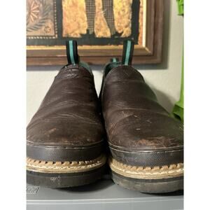Georgia Boot Georgia Giant Romeo Work Boots Mens Size 11 W Brown Leather Slip On